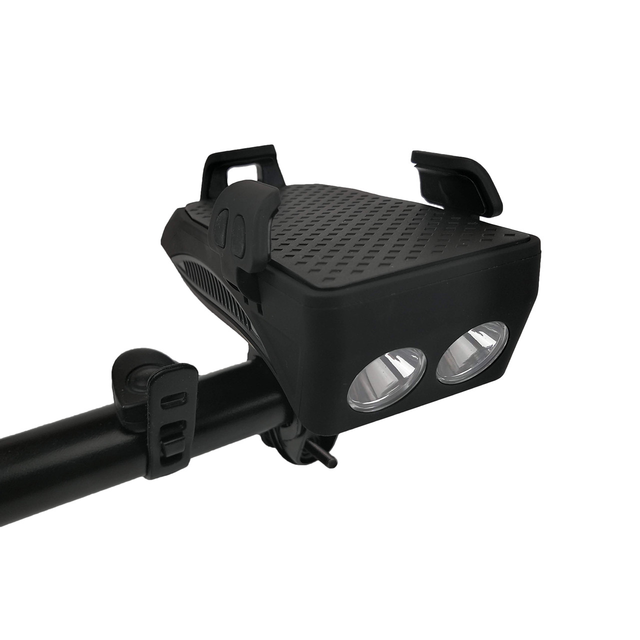 Велофара 400lumens + держатель смартфона + сигнал + встроенный PowerBank 2000mAh (DEN-045)
Велофара 400lumens + держатель смартфона + сигнал + встроенный PowerBank 2000mAh (DEN-045)