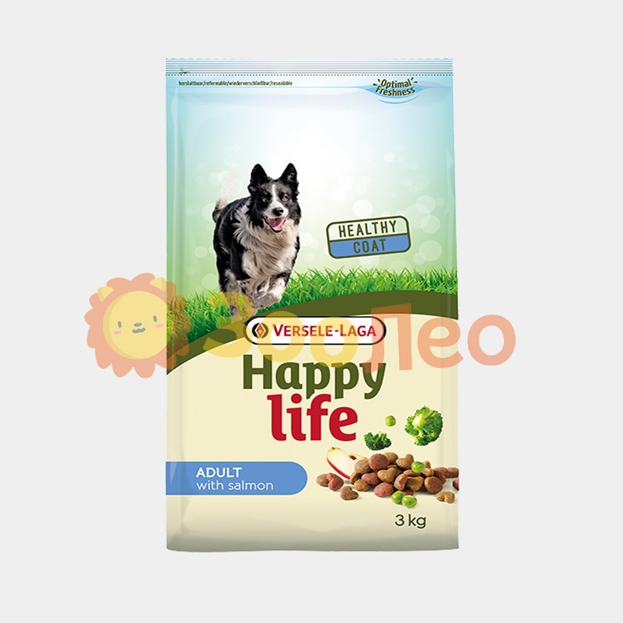 Cухой корм Happy Life Adult with Salmon для взрослых собак всех пород со вкусом лосося 3 кг
Cухой корм Happy Life Adult with Salmon для взрослых собак всех пород со вкусом лосося 3 кг