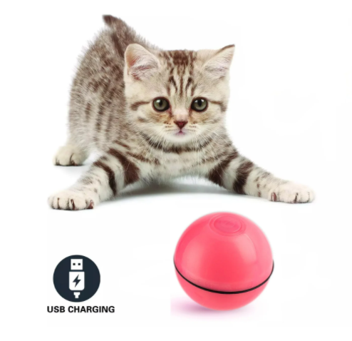 Игрушка для кошки USB smart мяч-шарик с хаотичным движением и излучаемой красной точкой, розовый
Игрушка для кошки USB smart мяч-шарик с хаотичным движением и излучаемой красной точкой, розовый