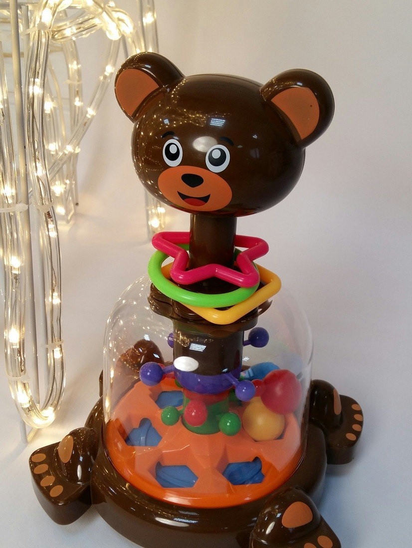 Детская юла Мишка с шариками развивающая игрушка для малышей 27x15x15 см RL SL83012
Детская юла Мишка с шариками развивающая игрушка для малышей 27x15x15 см RL SL83012