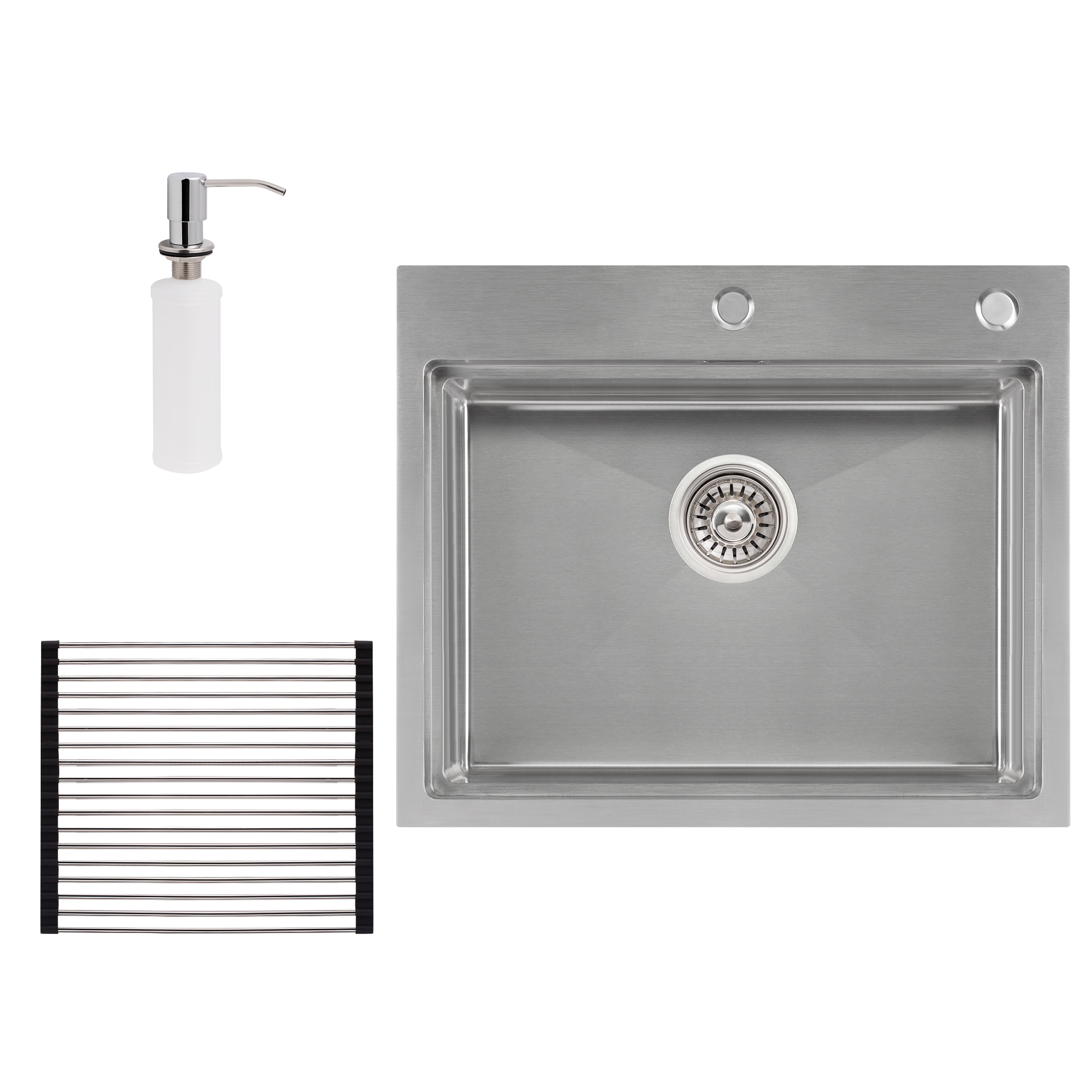 Набор 3 в 1 Qtap кухонная мойка DH6050 3.0/1.2 мм Satin + сушилка + дозатор для моющего средства (ST702054)
Набор 3 в 1 Qtap кухонная мойка DH6050 3.0/1.2 мм Satin + сушилка + дозатор для моющего средства (ST702054)