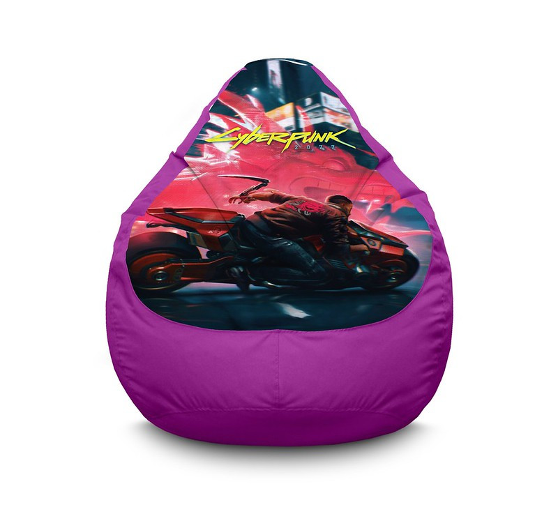 Кресло мешок iPuff "Cyberpunk 2077. Motorcycle" Оксфорд XL (80х110 см) Сиреневый
Кресло мешок iPuff "Cyberpunk 2077. Motorcycle" Оксфорд XL (80х110 см) Сиреневый