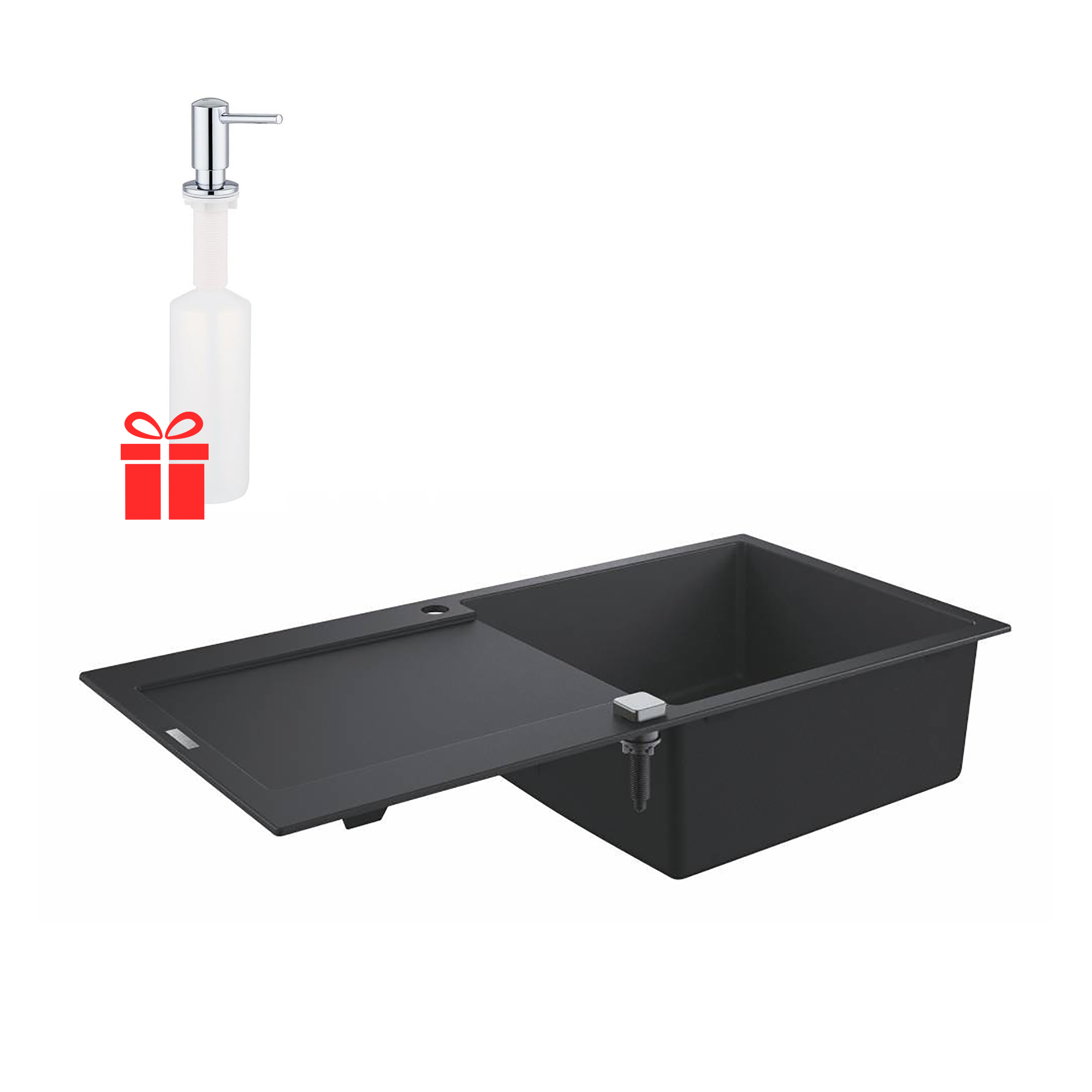 Набор Grohe мойка кухонная K500 31645AP0 + дозатор для моющего средства Contemporary 40536000 (SX702265)
Набор Grohe мойка кухонная K500 31645AP0 + дозатор для моющего средства Contemporary 40536000 (SX702265)