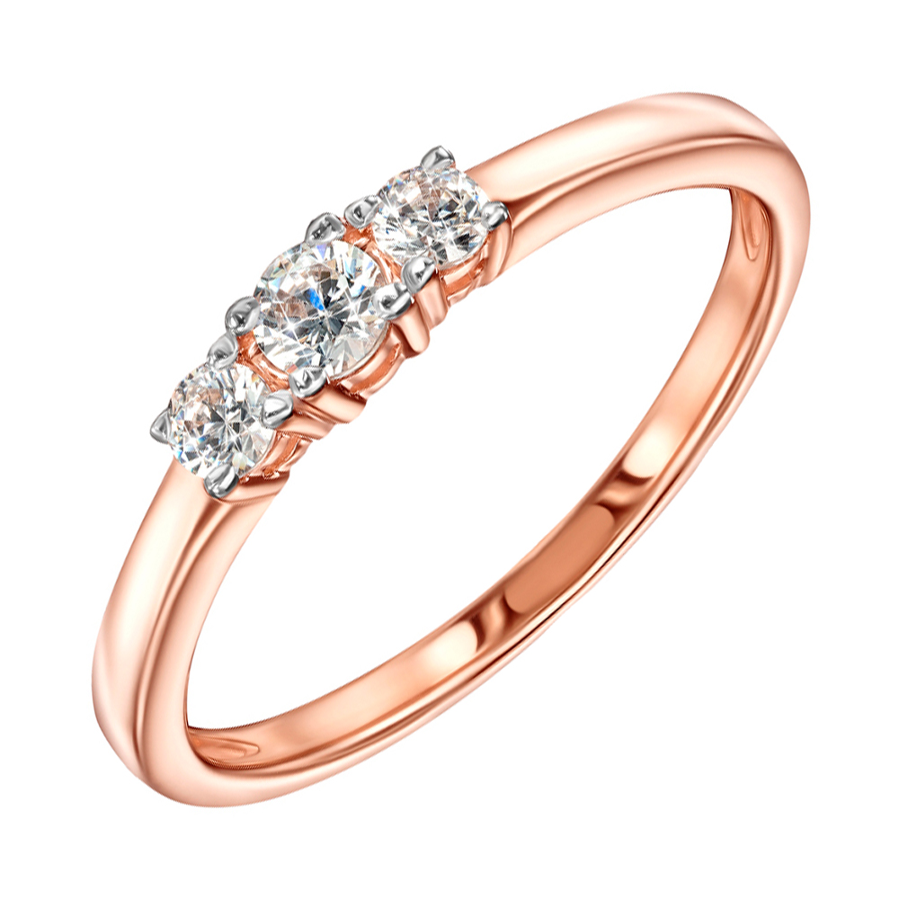 Кольцо из красного золота с цирконием Swarovski и родированием 000130306 16 размера
Кольцо из красного золота с цирконием Swarovski и родированием 000130306 16 размера