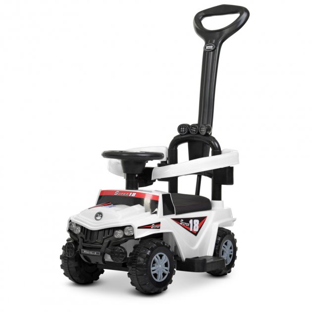 Каталка толокар машинка Bambi M 4231L-1 Джип с родительской ручкой и багажником, светом и звуком Белый (123490)
Каталка толокар машинка Bambi M 4231L-1 Джип с родительской ручкой и багажником, светом и звуком Белый (123490)