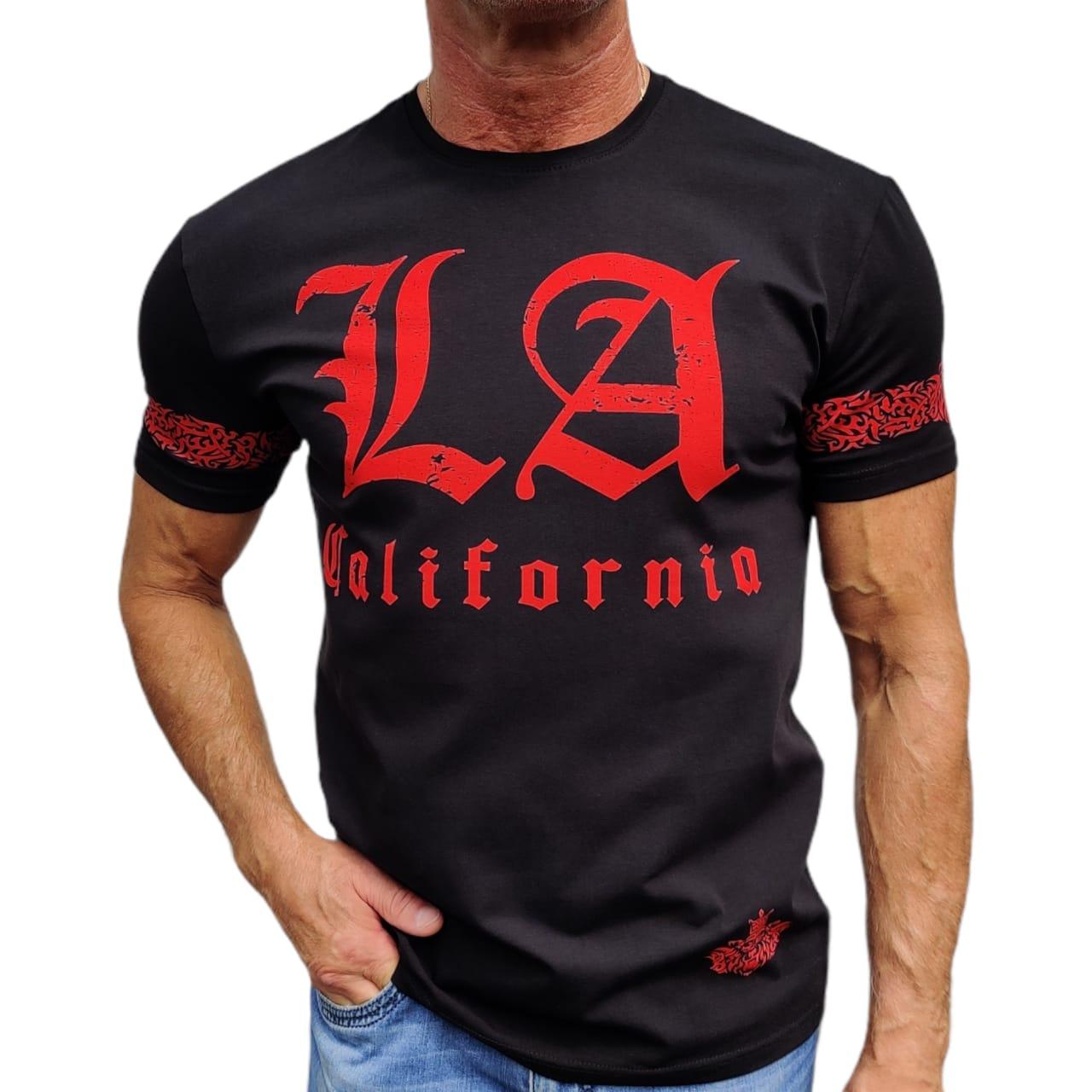 Футболка чоловіча Doberman "LA in Red" - Black, Футболка чоловіча Doberman "LA in Red" XL - Black
Футболка чоловіча Doberman "LA in Red" - Black, Футболка чоловіча Doberman "LA in Red" XL - Black