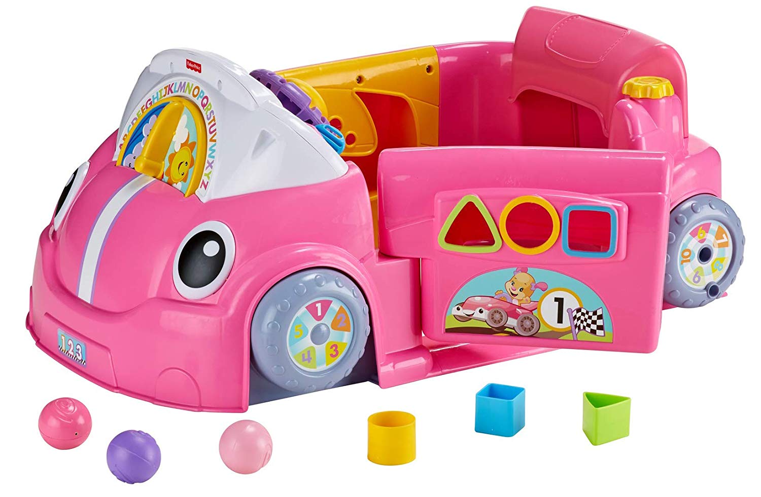 Развивающий центр, машинка, сортер Смейся и учись Fisher Price Laugh Learn Smart Stages Crawl Around Car Pink
Развивающий центр, машинка, сортер Смейся и учись Fisher Price Laugh Learn Smart Stages Crawl Around Car Pink