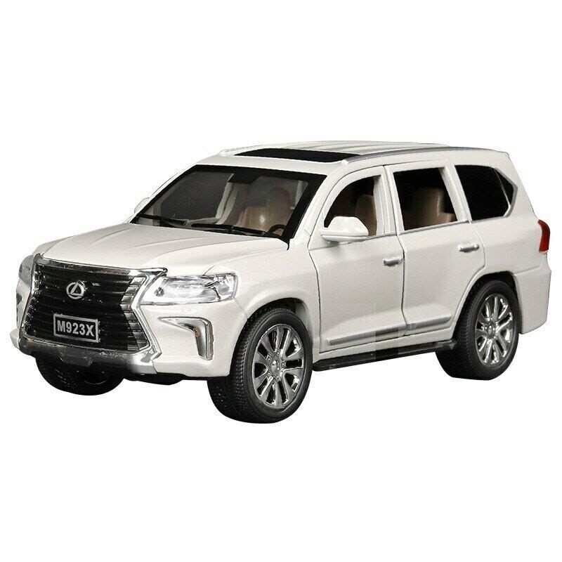 Машинка коллекционная Lexus LX570 AutoExpert металлическая модель в масштабе 1:24 белая
Машинка коллекционная Lexus LX570 AutoExpert металлическая модель в масштабе 1:24 белая