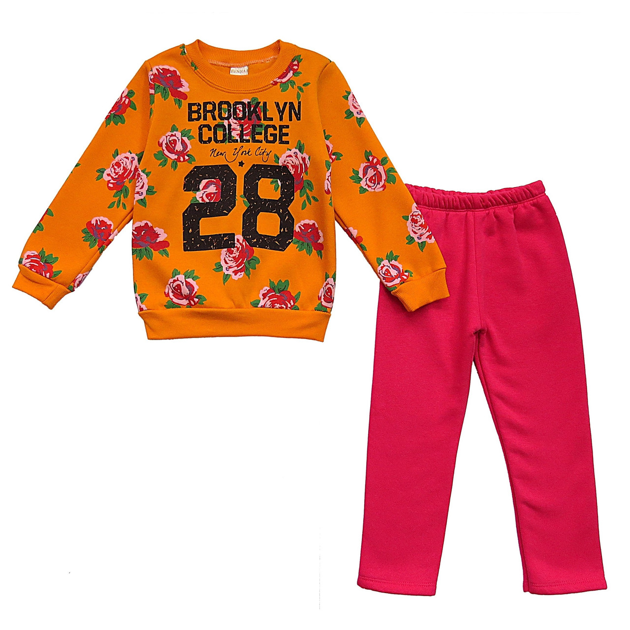 Теплый костюм Benna Kids для девочки 104 см Маломерит Оранжевый с розовым 11507
Теплый костюм Benna Kids для девочки 104 см Маломерит Оранжевый с розовым 11507