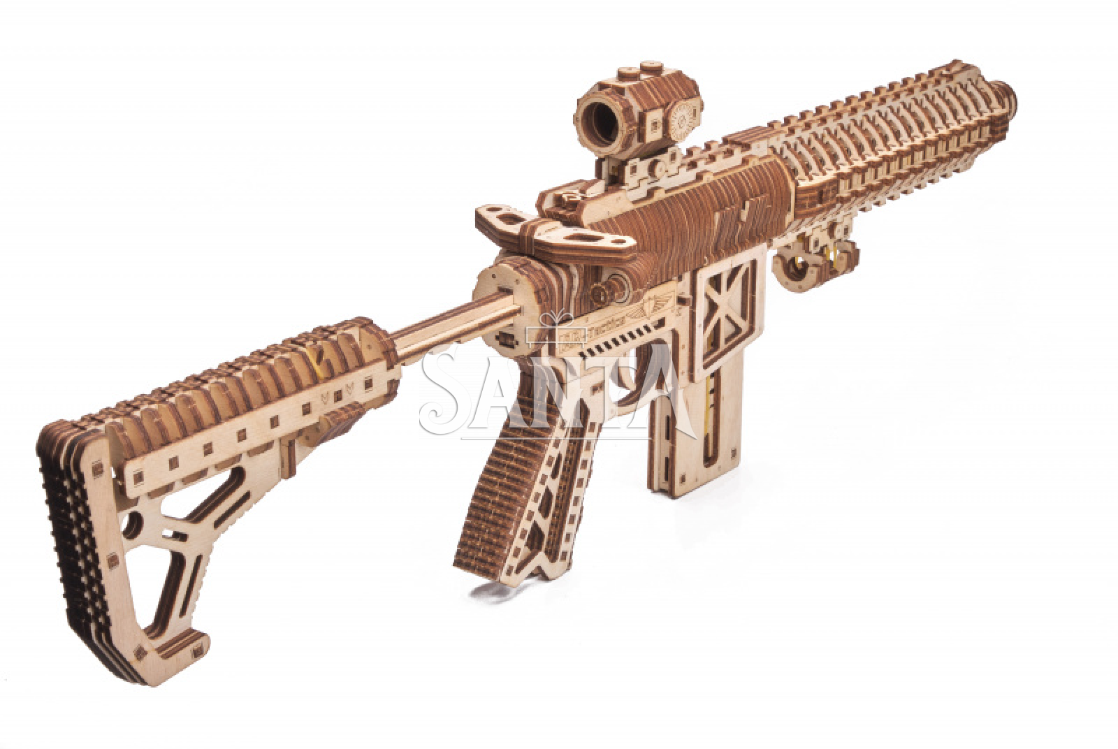 Деревянный конструктор Wood Trick Штурмовая винтовка AR-T, 496 деталей.Техника сборки - 3d пазл
Деревянный конструктор Wood Trick Штурмовая винтовка AR-T, 496 деталей.Техника сборки - 3d пазл