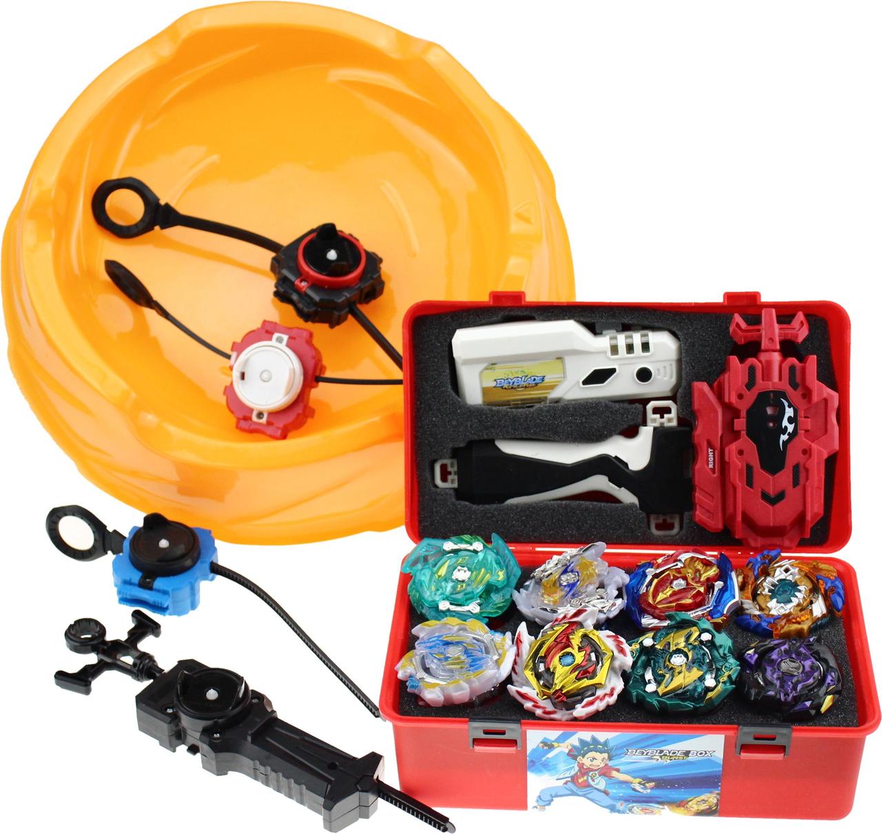 Набор бейблейд с ареной 3-4-5 сезон, 8 волочков блейдов, бокс Beyblade Box, бэйблейд, бейблэйд, беи, бей 1370
Набор бейблейд с ареной 3-4-5 сезон, 8 волочков блейдов, бокс Beyblade Box, бэйблейд, бейблэйд, беи, бей 1370