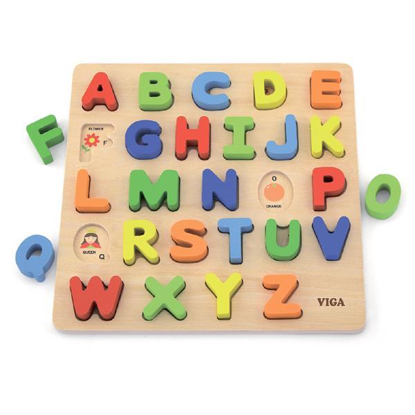 Деревянный пазл Viga Toys Английский алфавит, заглавные буквы (KID_50124) 31 x 3 x 31 см
Деревянный пазл Viga Toys Английский алфавит, заглавные буквы (KID_50124) 31 x 3 x 31 см