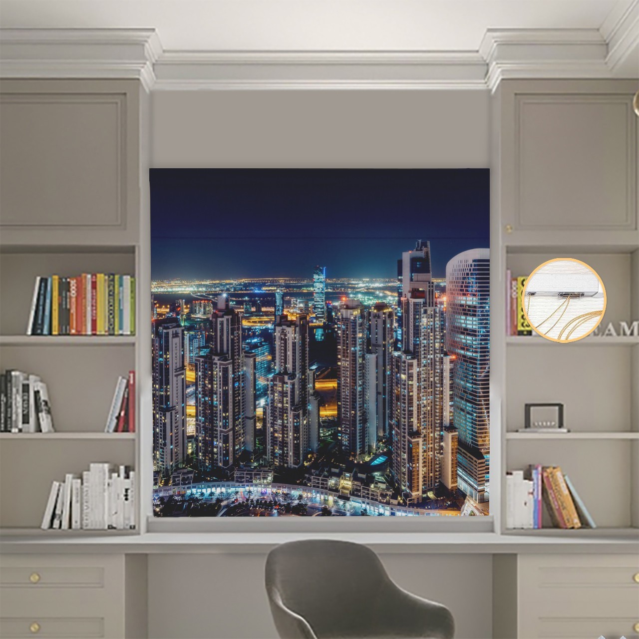 Римские шторы DECOLIV Фотопечать Город 01-187 Блэкаут 240*170 см 
Римские шторы DECOLIV Фотопечать Город 01-187 Блэкаут 240*170 см