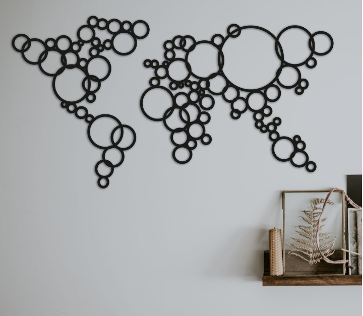 Картина из дерева DecArt карта Circles Map 93x50 см
Картина из дерева DecArt карта Circles Map 93x50 см