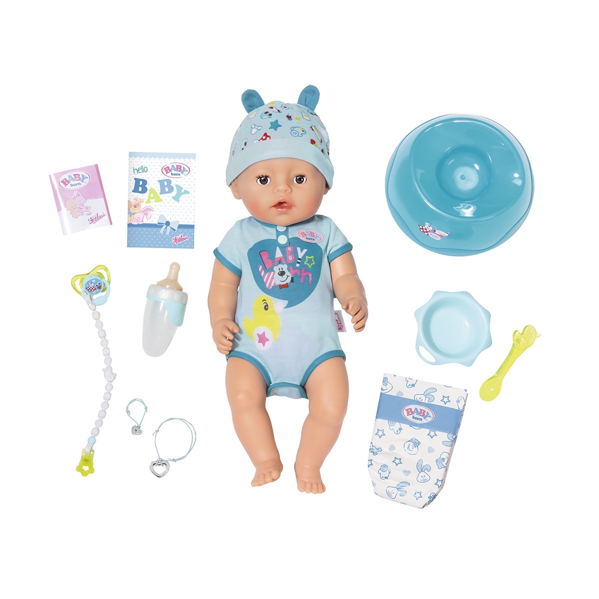 Кукла BABY BORN ОЧАРОВАТЕЛЬНЫЙ МАЛЫШ серия "Нежные объятия" 43 см с аксессуарами (824375) (4001167824375)
Кукла BABY BORN ОЧАРОВАТЕЛЬНЫЙ МАЛЫШ серия "Нежные объятия" 43 см с аксессуарами (824375) (4001167824375)