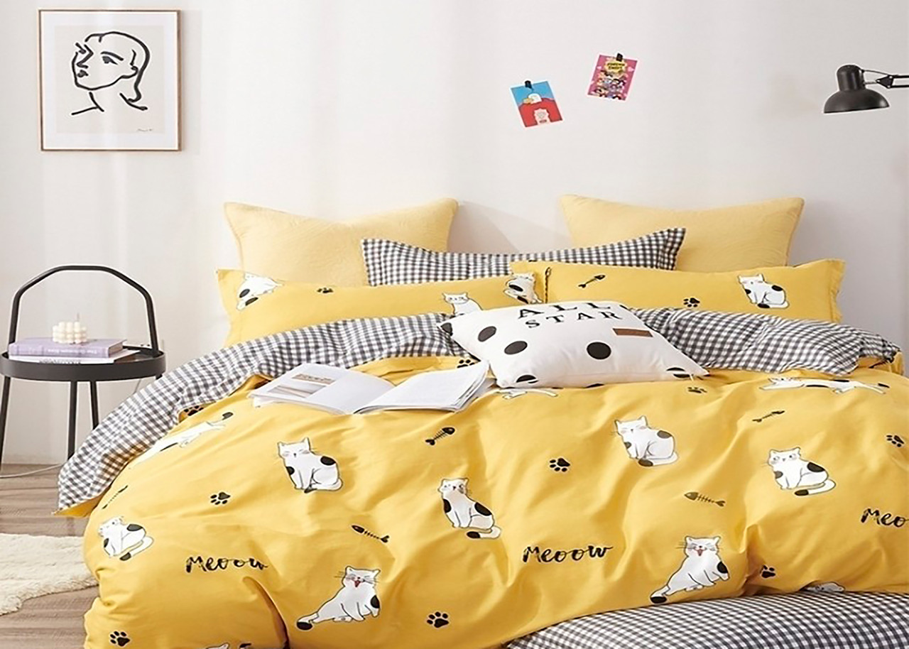 Семейный комплект постельного белья Mazani Cats 70х70 см, 150х220 см, без резинки 240х220 см
Семейный комплект постельного белья Mazani Cats 70х70 см, 150х220 см, без резинки 240х220 см
