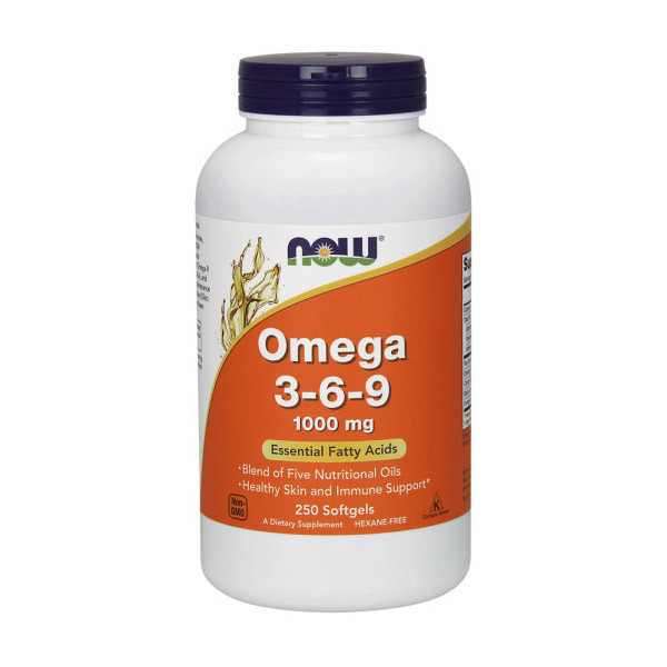 Жирные кислоты Омега 3-6-9 рыбий жир Нау Фудс / Now Foods Omega 3-6-9 1000 мг 250 softgels
Жирные кислоты Омега 3-6-9 рыбий жир Нау Фудс / Now Foods Omega 3-6-9 1000 мг 250 softgels