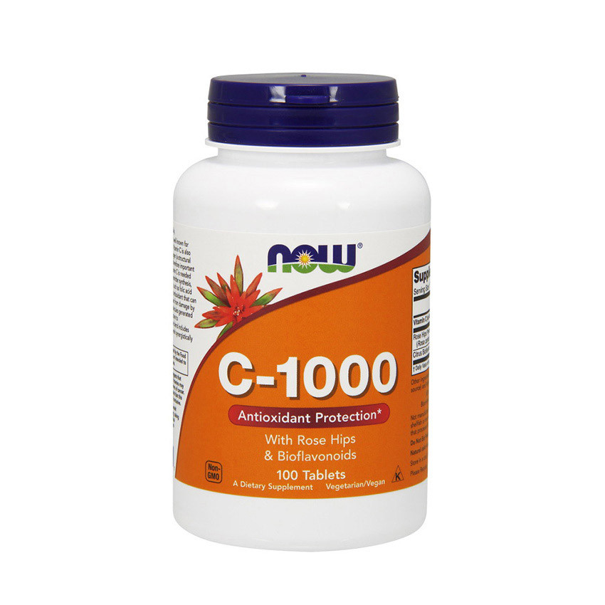 Витамин С Нау Фудс / Now Foods C-1000 with rose hips & bioflavonoids (100 tab) / таблеток
Витамин С Нау Фудс / Now Foods C-1000 with rose hips & bioflavonoids (100 tab) / таблеток