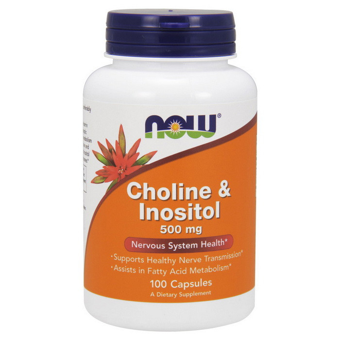 Холин и инозитол Нау Фудс / Now Foods Choline & Inositol 500 mg (100 caps) / капсул
Холин и инозитол Нау Фудс / Now Foods Choline & Inositol 500 mg (100 caps) / капсул
