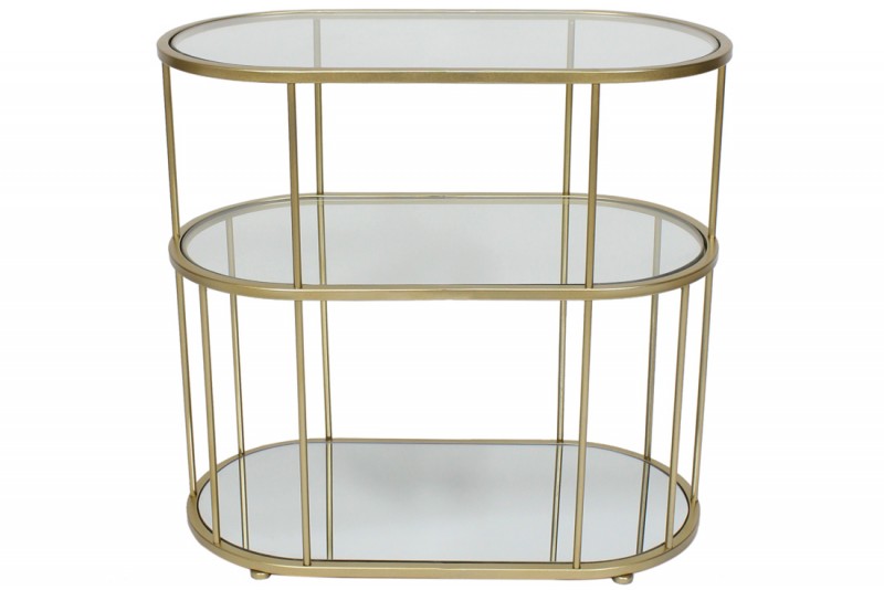 Журнальный столик Столик металлический Bon TY1-239 со столешницей из серого закалённого стекла, 60см, цвет - золото 
Журнальный столик Столик металлический Bon TY1-239 со столешницей из серого закалённого стекла, 60см, цвет - золото