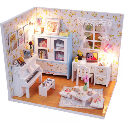 Интерьерный 3D конструктор DIY House Roombox Румбокс, миниатюрный кукольный сборный домик с мебелью №3
Интерьерный 3D конструктор DIY House Roombox Румбокс, миниатюрный кукольный сборный домик с мебелью №3