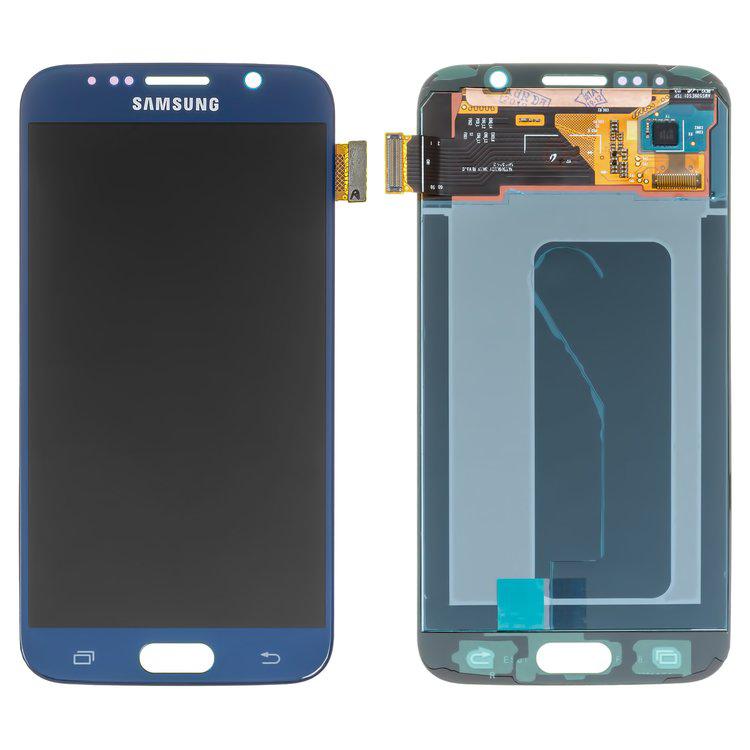 Дисплей для Samsung G920 Galaxy S6, синій, із сенсорним екраном, оригінал (переклеєне скло)
Дисплей для Samsung G920 Galaxy S6, синій, із сенсорним екраном, оригінал (переклеєне скло)