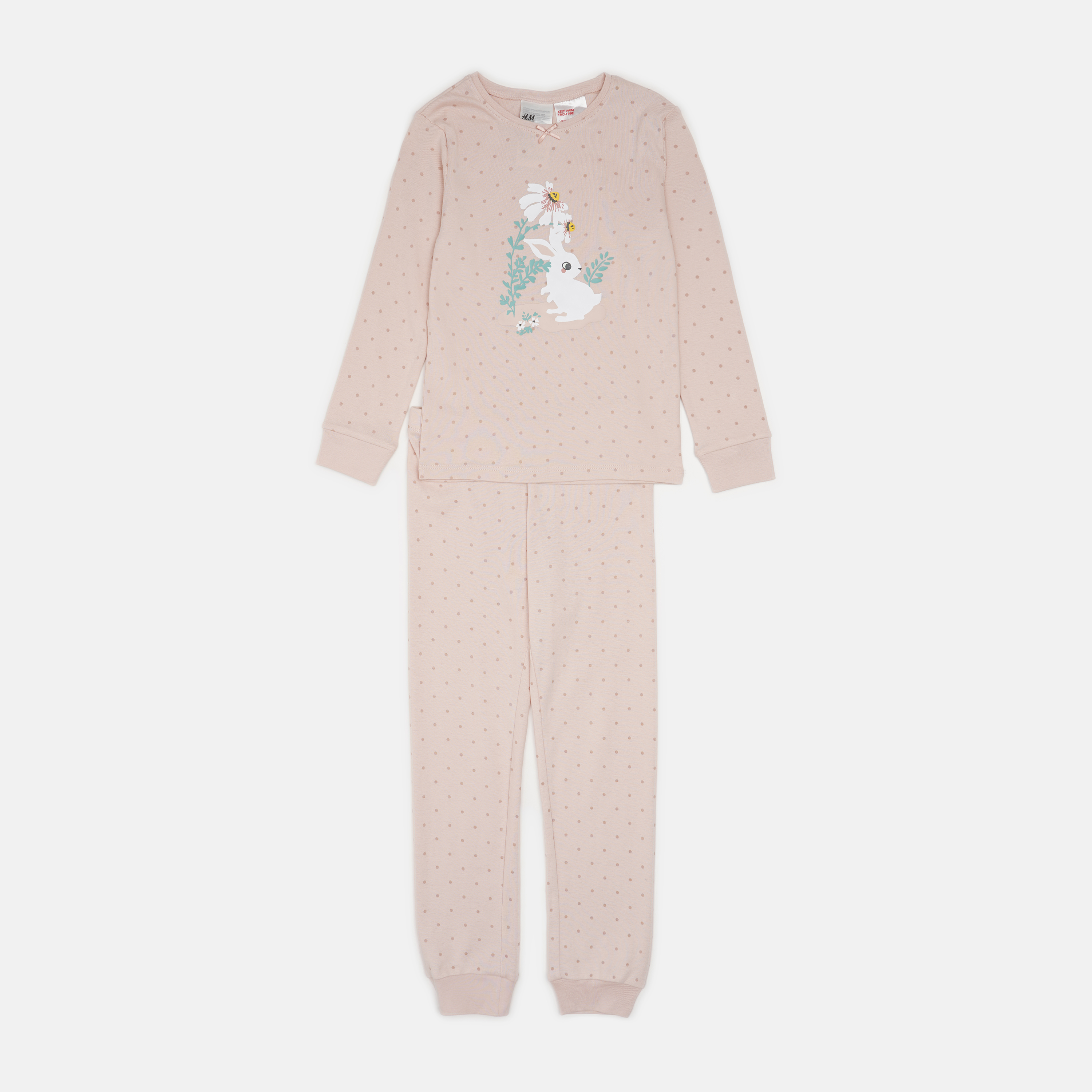 Пижама (футболка с длинным рукавом + штаны) H&M 2106-6237651 110-116 см Светло-розовый/Горох
Пижама (футболка с длинным рукавом + штаны) H&M 2106-6237651 110-116 см Светло-розовый/Горох