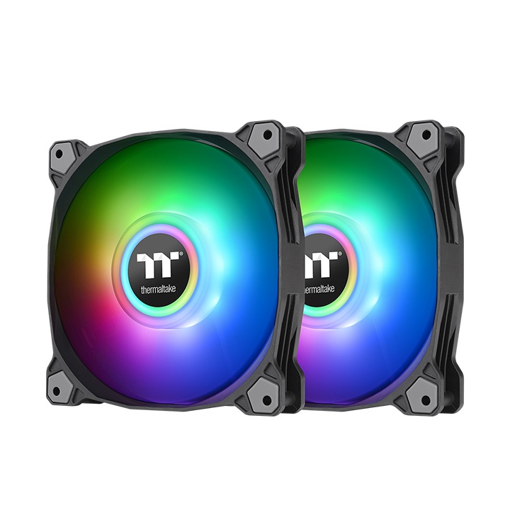 Вентилятор Thermaltake Pure Duo 12 ARGB Sync Radiator Fan (2-Fan Pack) (CL-F115-PL12SW-A), 120х120х25 мм, 3pin, черный
Вентилятор Thermaltake Pure Duo 12 ARGB Sync Radiator Fan (2-Fan Pack) (CL-F115-PL12SW-A), 120х120х25 мм, 3pin, черный