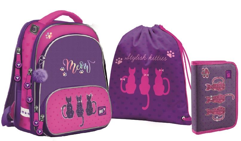 Набір шкільний S-30 Juno Ultra_Collection Stylish kitties 3 предм. Yes 6-9 років 557854
Набір шкільний S-30 Juno Ultra_Collection Stylish kitties 3 предм. Yes 6-9 років 557854