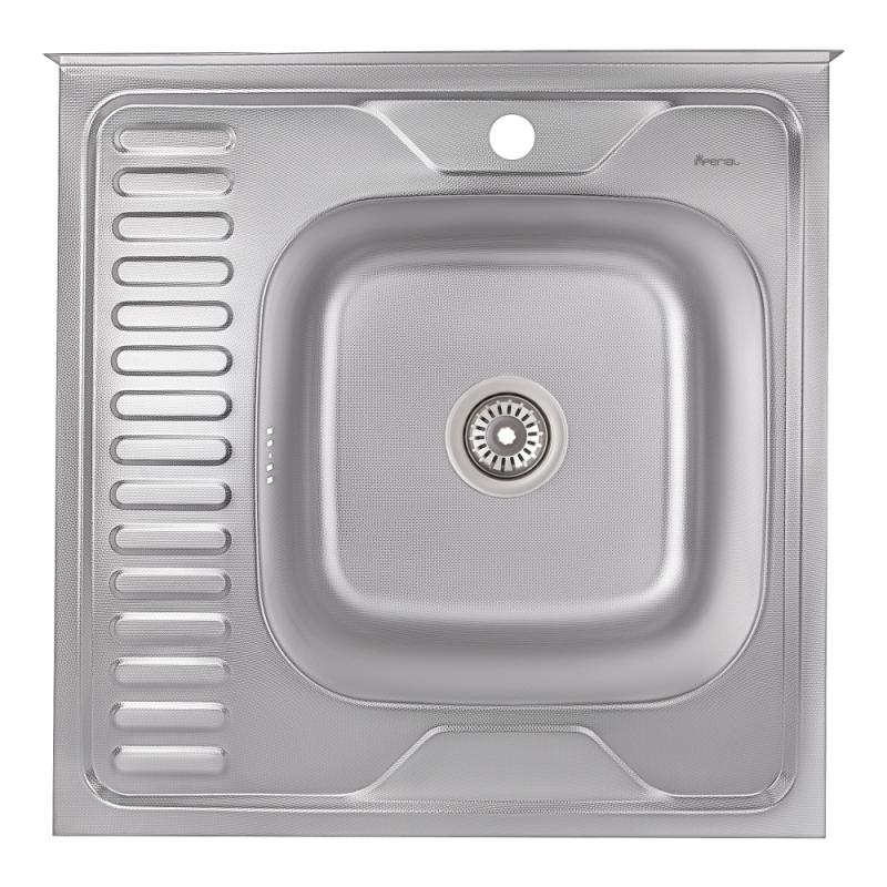 Кухонная мойка Imperial 6060-R 0,8 180мм decor из нержавеющей стали на тумбу (7828)
Кухонная мойка Imperial 6060-R 0,8 180мм decor из нержавеющей стали на тумбу (7828)