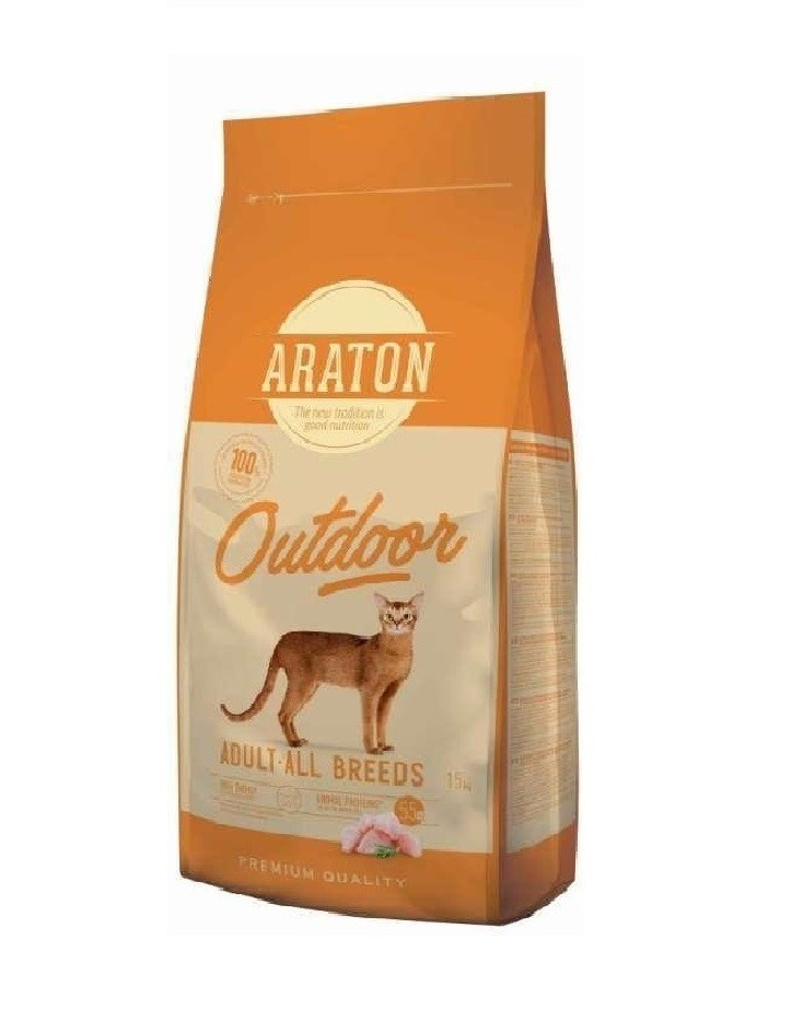 Сухой корм ARATON для взрослых домашних кошек с птицей OUTDOOR Adult All Breeds 15 кг
Сухой корм ARATON для взрослых домашних кошек с птицей OUTDOOR Adult All Breeds 15 кг