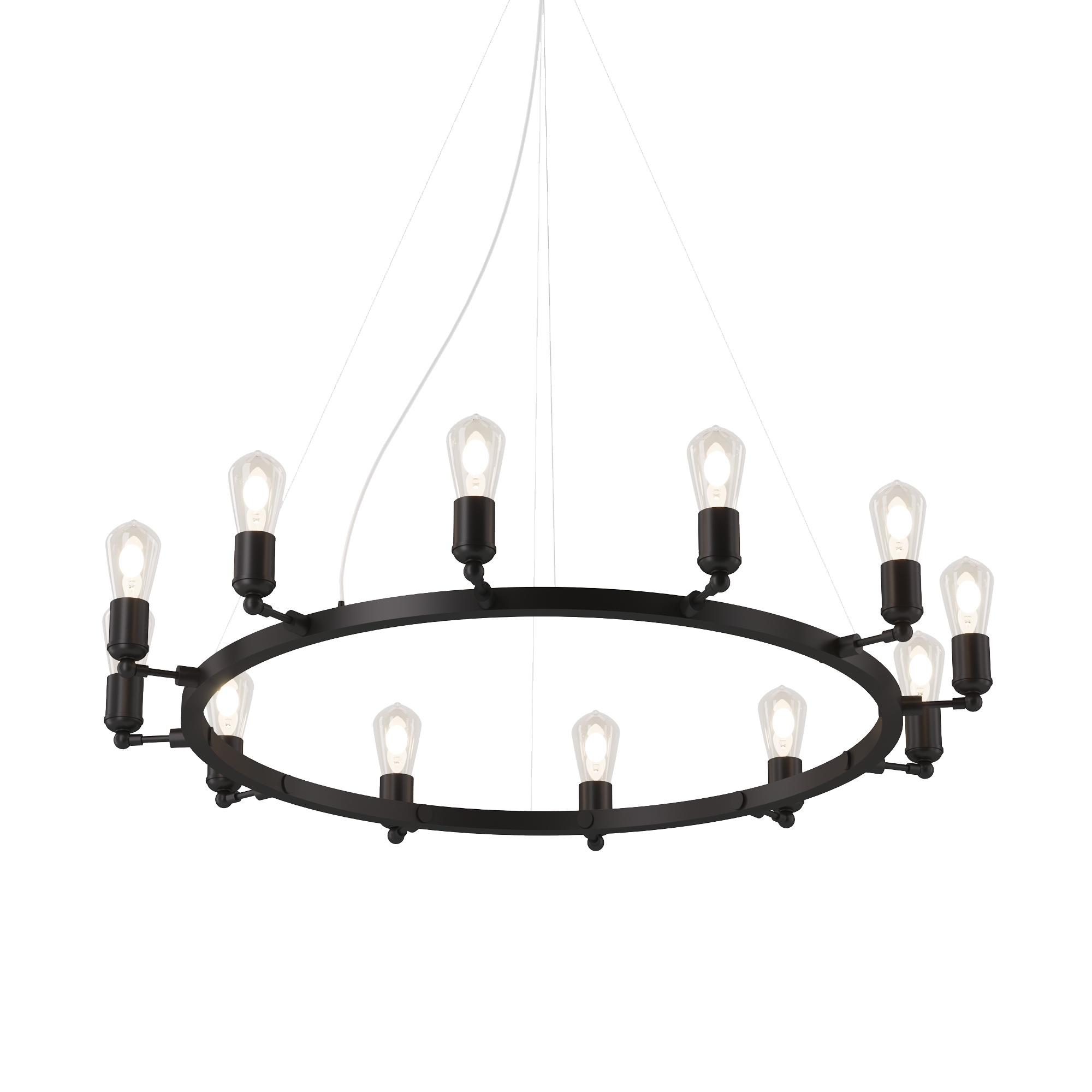 Подвесная люстра для гостиной, спальни, офиса, кафе и ресторана Circle lamp 4729-1, 12 цоколей сталь черный PikArt
Подвесная люстра для гостиной, спальни, офиса, кафе и ресторана Circle lamp 4729-1, 12 цоколей сталь черный PikArt