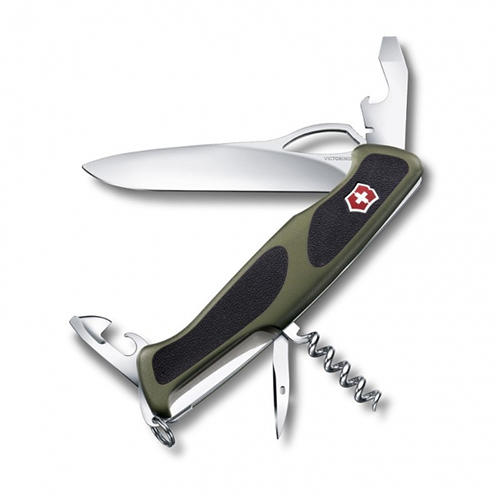 Складной нож Victorinox RANGERGRIP 61 130мм/2сл/11функ/зел-черн /одноруч/lock/штоп Vx09553.MC4
Складной нож Victorinox RANGERGRIP 61 130мм/2сл/11функ/зел-черн /одноруч/lock/штоп Vx09553.MC4