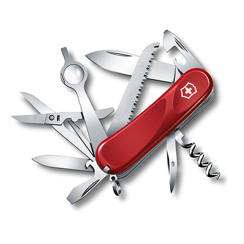 Складной нож Victorinox EVOLUTION 23 85мм/5сл/17функ/крас /штоп/ножн/пила/лупа Vx25013.E
Складной нож Victorinox EVOLUTION 23 85мм/5сл/17функ/крас /штоп/ножн/пила/лупа Vx25013.E