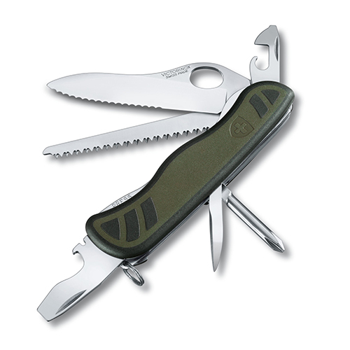 Складной нож Victorinox SWISS SOLDIER'S KNIFE 111мм/10функ/зел-черн.мат /одноруч/волн/lock/отверт/пила (блистер) Vx08461.MWCHB1
Складной нож Victorinox SWISS SOLDIER'S KNIFE 111мм/10функ/зел-черн.мат /одноруч/волн/lock/отверт/пила (блистер) Vx08461.MWCHB1