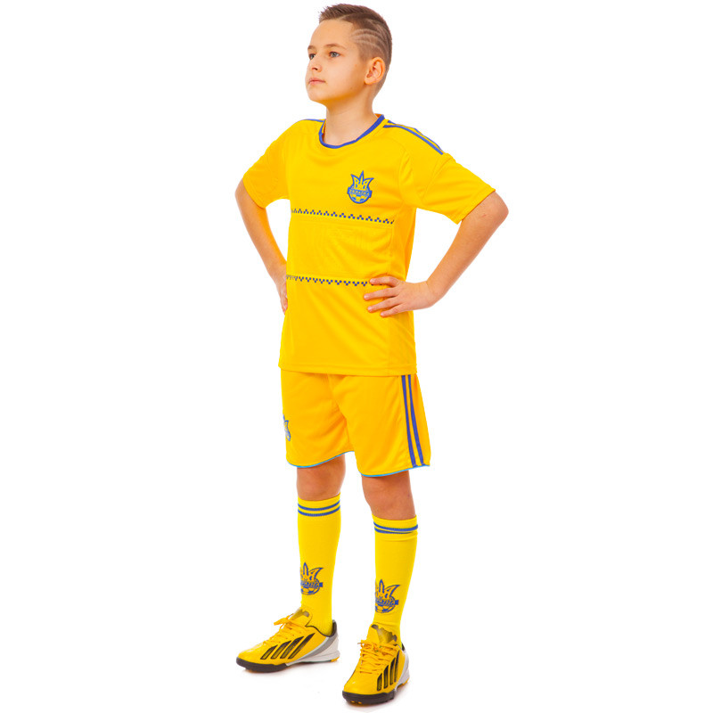 Комплект футбольной формы УКРАИНА Zelart Sport 1006-UKR-13B M (26) рост 135-145 см Yellow
Комплект футбольной формы УКРАИНА Zelart Sport 1006-UKR-13B M (26) рост 135-145 см Yellow