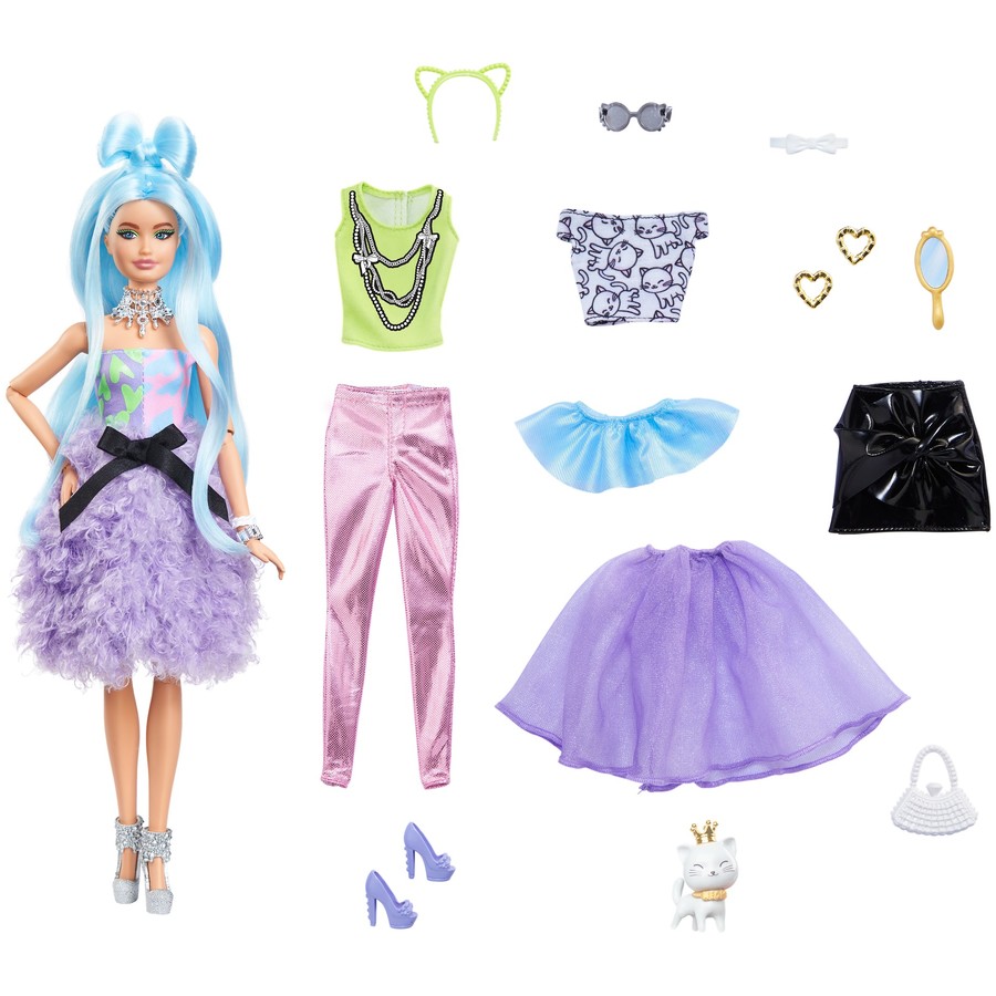Кукла Барби Экстра Модница Меняй и Сочетай Barbie Extra Doll & Accessories Set with Mix & Match Pieces for 30+ Looks (GYJ69)
Кукла Барби Экстра Модница Меняй и Сочетай Barbie Extra Doll & Accessories Set with Mix & Match Pieces for 30+ Looks (GYJ69)