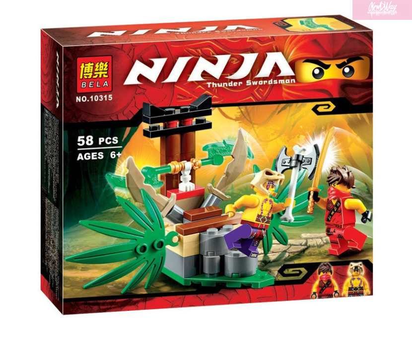 Конструктор детский с пластика NINJAGO на 58 предметов с фигурками возраст от 6 лет (1821)
Конструктор детский с пластика NINJAGO на 58 предметов с фигурками возраст от 6 лет (1821)