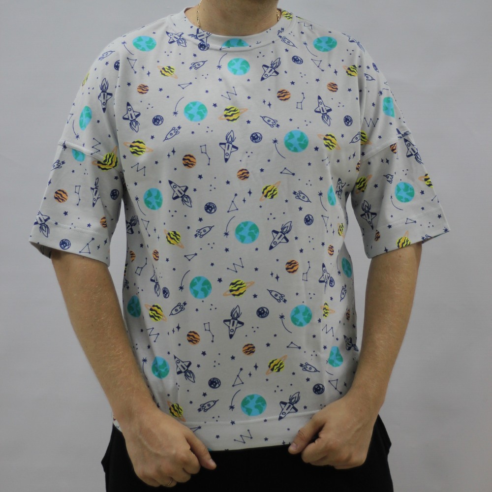 Футболка мужская Shopchik Oversize серый + ракеты, Футболка мужская Shopchik Oversize серый + ракеты S
Футболка мужская Shopchik Oversize серый + ракеты, Футболка мужская Shopchik Oversize серый + ракеты S