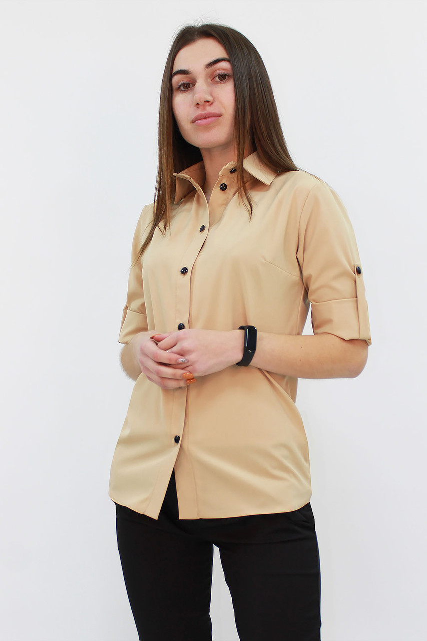 Класична жіноча блузка Leksy Ivory , 42-44 Бежевий (02-1006/3, Класична жіноча блузка Leksy Ivory S, 42-44 Бежевий (02-1006/3)
Класична жіноча блузка Leksy Ivory , 42-44 Бежевий (02-1006/3, Класична жіноча блузка Leksy Ivory S, 42-44 Бежевий (02-1006/3)