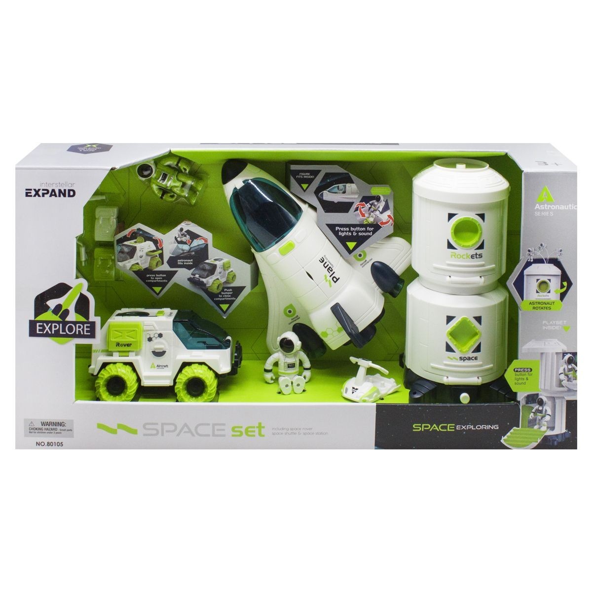 Мега набор "Astronaut Space Set" Станция +Шатл+ 2астронавта+Мароход Jc-toys 80105
Мега набор "Astronaut Space Set" Станция +Шатл+ 2астронавта+Мароход Jc-toys 80105