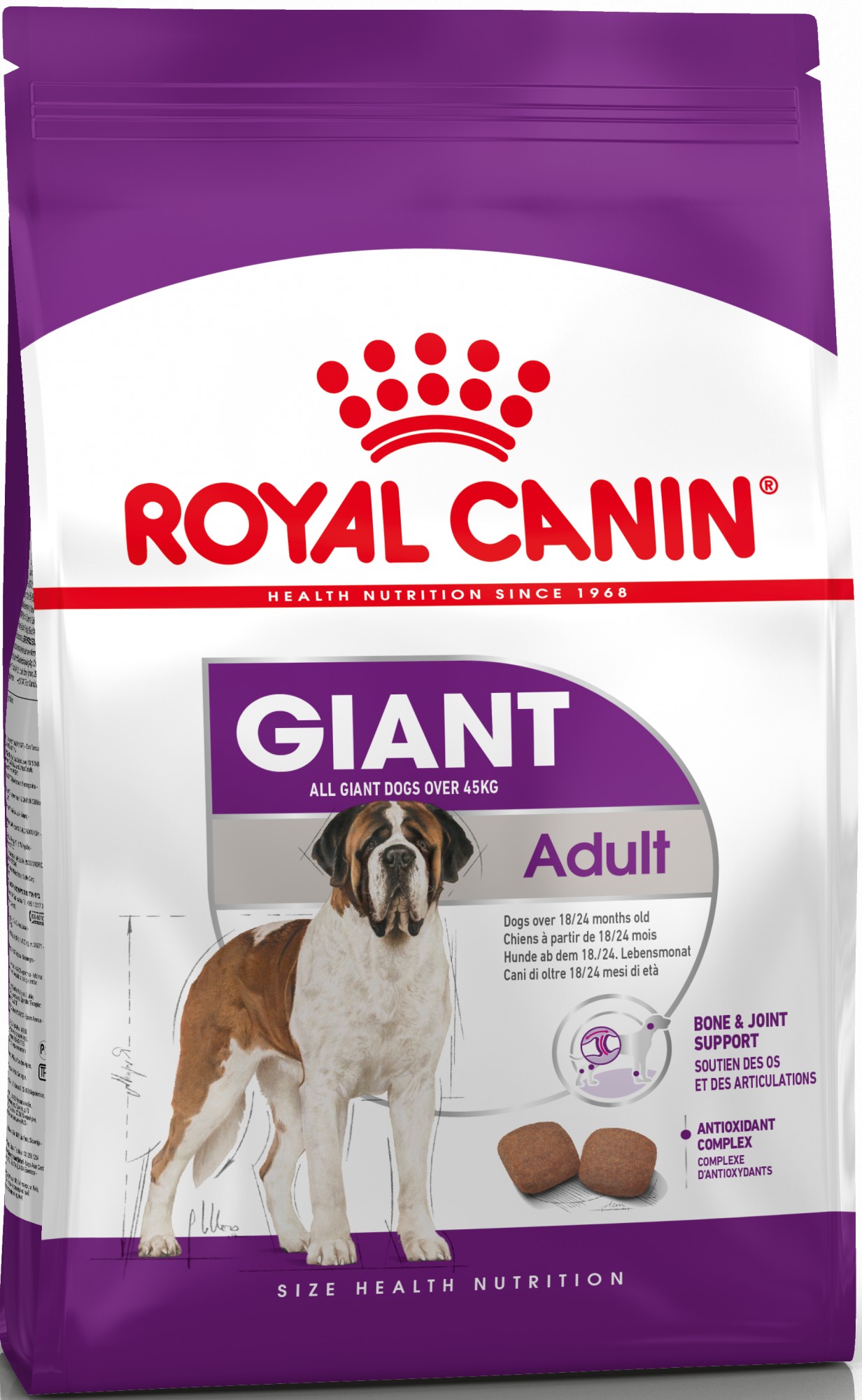 Сухой корм Royal Canin Giant Adult для взрослых собак гигантских пород старше 2 лет 4 кг (3182550703147)
Сухой корм Royal Canin Giant Adult для взрослых собак гигантских пород старше 2 лет 4 кг (3182550703147)