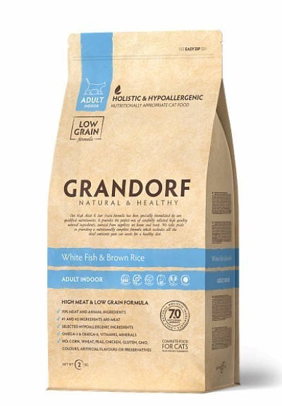 Сухой корм Grandorf White Fish & Brown Rice Adult Indoor для кошек с нормальной активностью от 1 года 2 кг (5404009503022)
Сухой корм Grandorf White Fish & Brown Rice Adult Indoor для кошек с нормальной активностью от 1 года 2 кг (5404009503022)