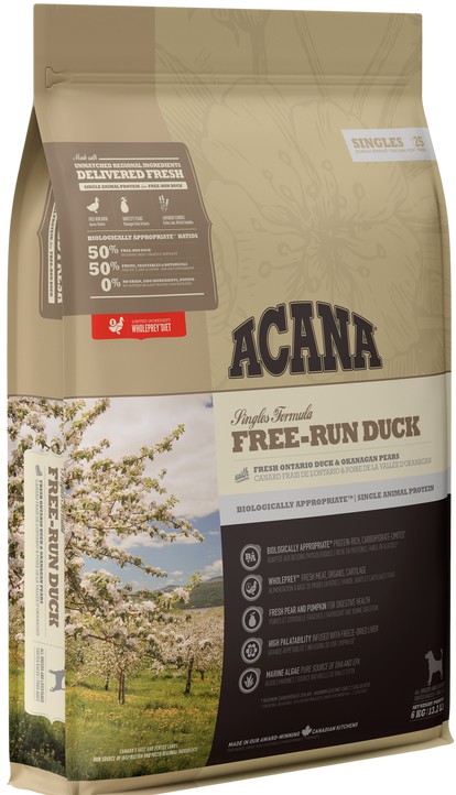 Сухой гипоаллергенный корм ACANA Free-Run Duck для собак всех пород с уткой 6 кг (a57160) (64992571603)
Сухой гипоаллергенный корм ACANA Free-Run Duck для собак всех пород с уткой 6 кг (a57160) (64992571603)