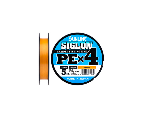Шнур Sunline Siglon PE х4 orange 150m (оранж.) #0.3/0.094mm 5lb/2.1kg (арт.123416580927)
Шнур Sunline Siglon PE х4 orange 150m (оранж.) #0.3/0.094mm 5lb/2.1kg (арт.123416580927)