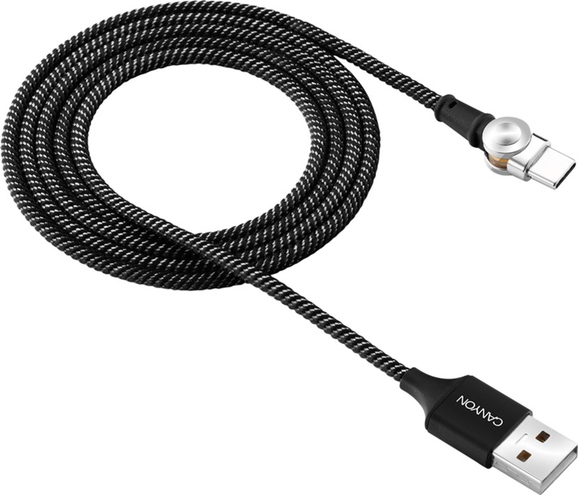 Кабель Canyon USB - USB Type-C с магнитной поворотной системой 1 м Black (CNS-USBC8B)
Кабель Canyon USB - USB Type-C с магнитной поворотной системой 1 м Black (CNS-USBC8B)