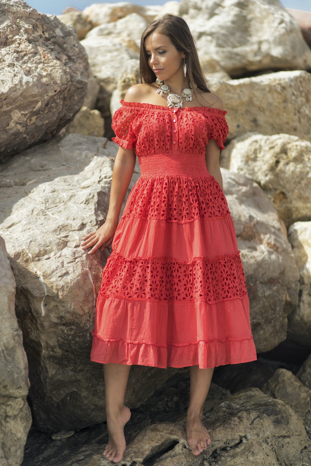 Кружевное пляжное платье Fresh Cotton 646 F-3C () Коралловый, Кружевное пляжное платье Fresh Cotton 646 F-3C 46(L) Коралловый
Кружевное пляжное платье Fresh Cotton 646 F-3C () Коралловый, Кружевное пляжное платье Fresh Cotton 646 F-3C 46(L) Коралловый