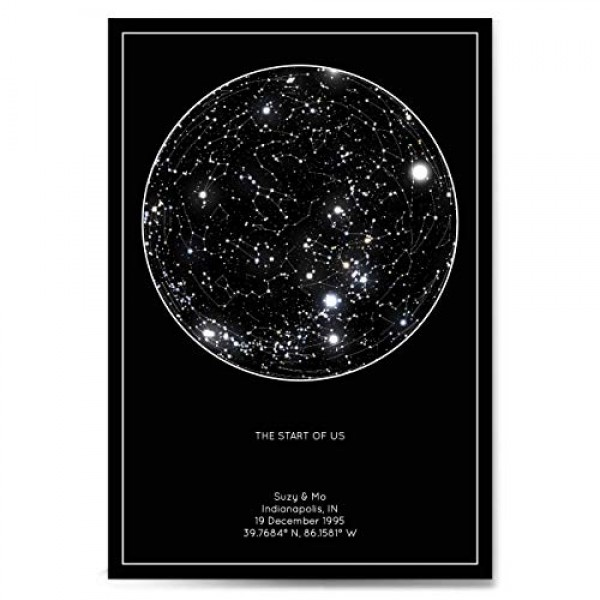 Карта звездного неба Night Sky Map ORIGINAL 30х40 см карта звездного неба в момент важного события Черная на холсте
Карта звездного неба Night Sky Map ORIGINAL 30х40 см карта звездного неба в момент важного события Черная на холсте