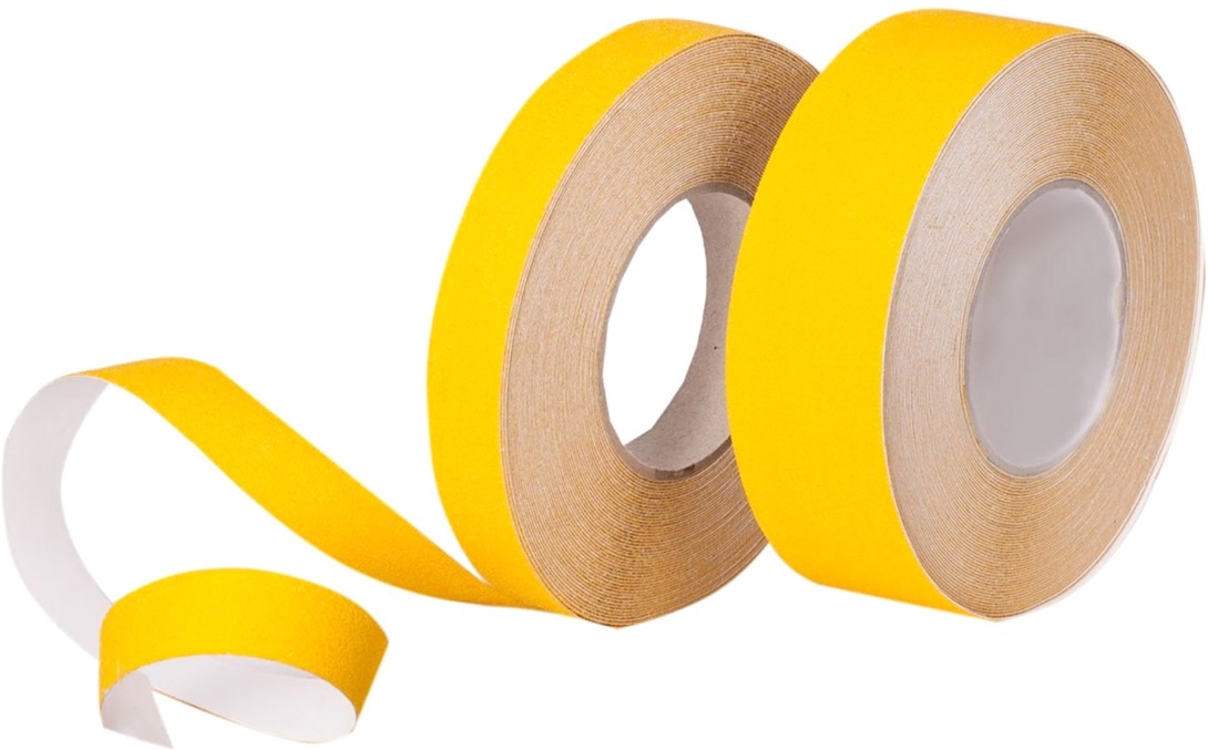 Антискользящая лента Heskins Safety-Grip стандартная зернистость 25 мм х 18.3 м Желтая (H3401Y25)
Антискользящая лента Heskins Safety-Grip стандартная зернистость 25 мм х 18.3 м Желтая (H3401Y25)