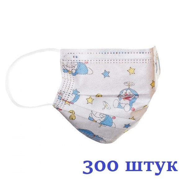 Маски медицинские НЗМ Детские трехслойные не стерильные в индивидуальной упаковке Котик с мельтблауном Украина высокое качество 300 шт
Маски медицинские НЗМ Детские трехслойные не стерильные в индивидуальной упаковке Котик с мельтблауном Украина высокое качество 300 шт